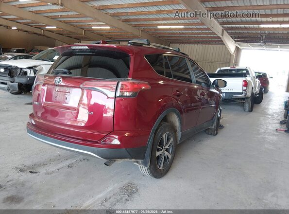 2T3WFREV7JW488507 2018 TOYOTA RAV4 Red Հետևի աջ
