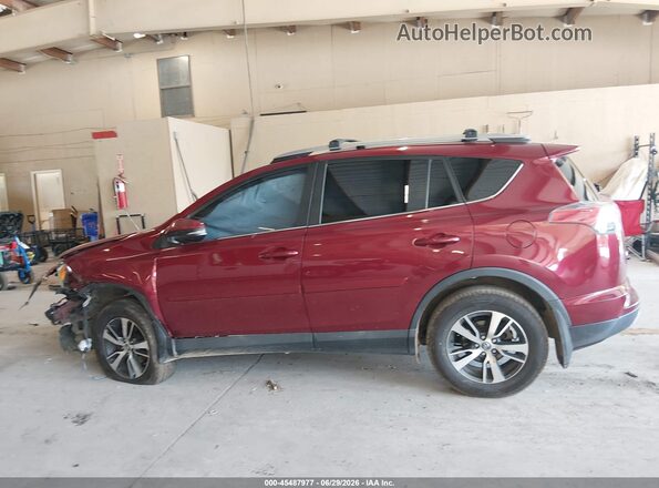 2T3WFREV7JW488507 2018 TOYOTA RAV4 Red Սալոնի 360 աստիճան տեսք