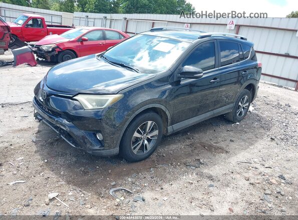 2T3WFREV8HW383517 2017 TOYOTA RAV4 Black Առջևի ձախ երեք քառորդ տեսարան