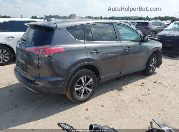 2T3WFREV8JW443141 2018 TOYOTA RAV4 Серый Задняя правая четверть