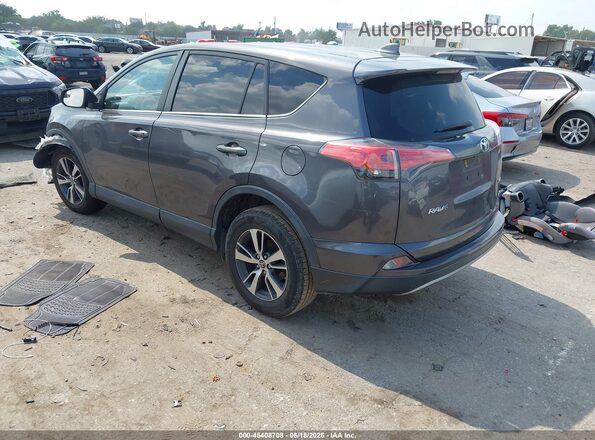 2T3WFREV8JW443141 2018 TOYOTA RAV4 Серый Задняя левая четверть