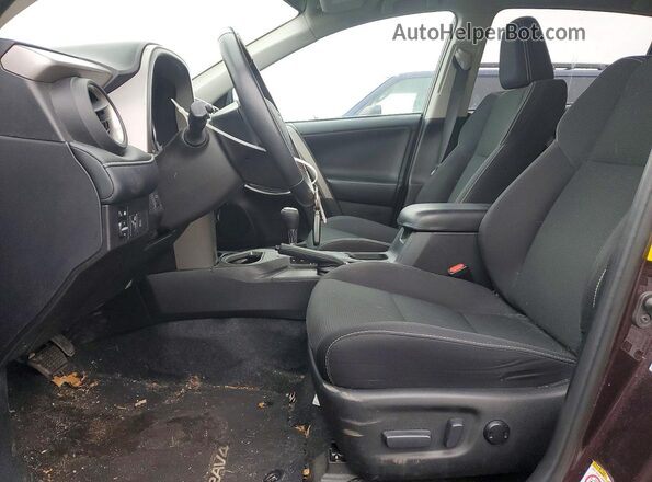 2T3WFREV8JW492954 2018 TOYOTA RAV4 Purple Widok wnętrza z przodu