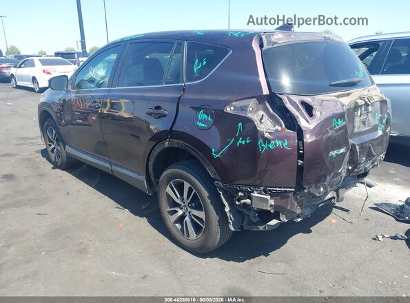 2T3WFREV9JW464127 2018 TOYOTA RAV4 Burgundy Trasero izquierdo