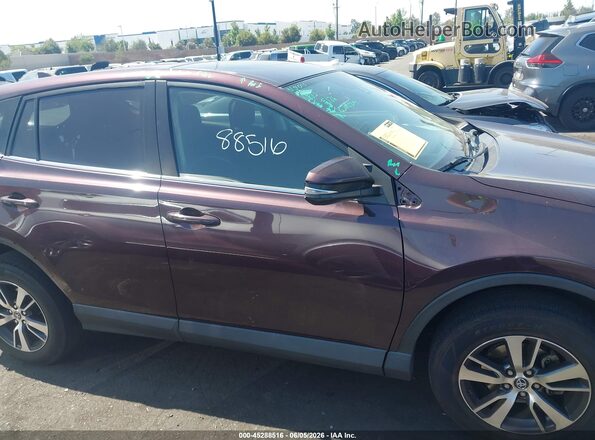 2T3WFREV9JW464127 2018 TOYOTA RAV4 Burgundy Vista interior de 360 grados