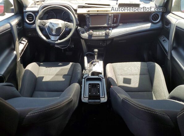 2T3WFREVXJW468879 2018 TOYOTA RAV4 Red Առջևի վահանակի տեսք