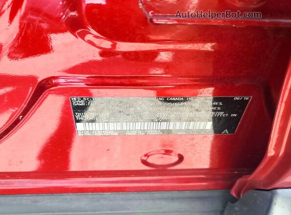 2T3WFREVXJW477419 2018 TOYOTA RAV4 Red 