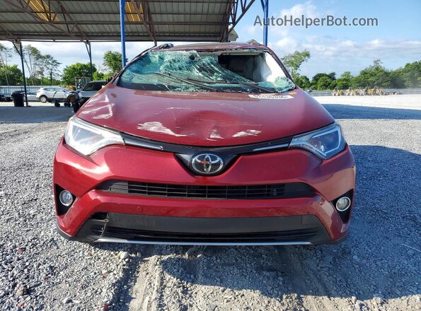 2T3WFREVXJW507762 2018 TOYOTA RAV4 Red Widok z przodu