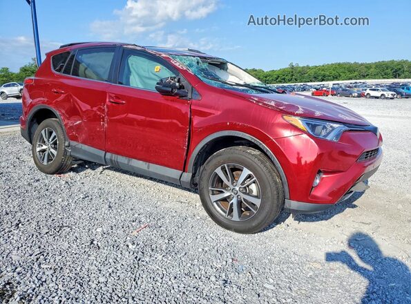 2T3WFREVXJW507762 2018 TOYOTA RAV4 Red Przód prawy