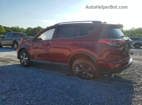 2T3WFREVXJW507762 2018 TOYOTA RAV4 Red Tył lewy