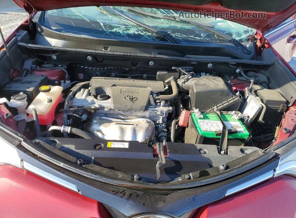 2T3WFREVXJW507762 2018 TOYOTA RAV4 Red Widok wnętrza z tyłu