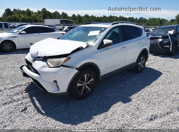 2T3WFREVXJW447143 2018 TOYOTA RAV4 White Vista tres cuartos delantera izquierda
