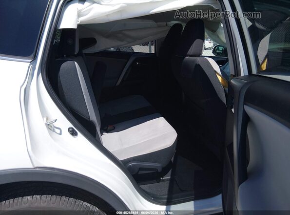 2T3WFREVXJW447143 2018 TOYOTA RAV4 White Vista de la etiqueta del VIN