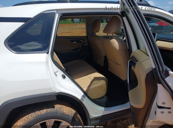 2T3Y1RFV1KC007837 2019 TOYOTA RAV4 White VIN კოდის სტიკერის ხედი
