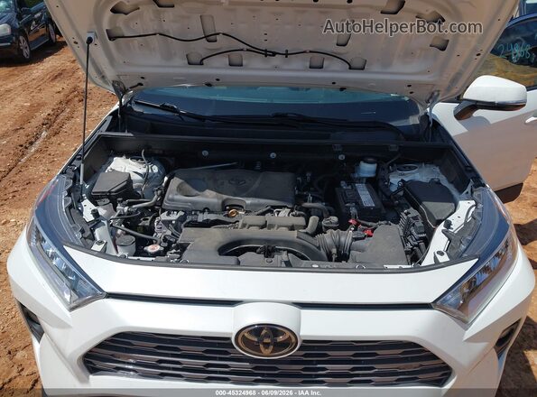 2T3Y1RFV1KC007837 2019 TOYOTA RAV4 White უკანა ხედი
