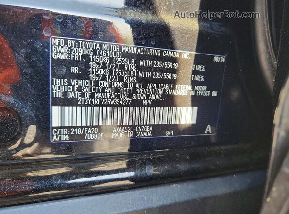 2T3Y1RFV2RW354277 2024 TOYOTA RAV4 Black 