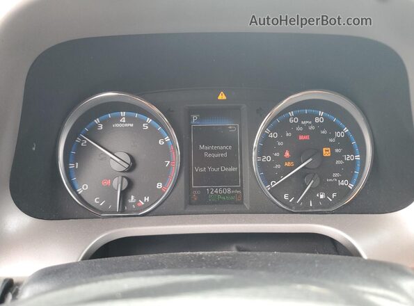 2T3YFREV0GW253951 2016 TOYOTA OTHER Burgundy Instrument cluster view
