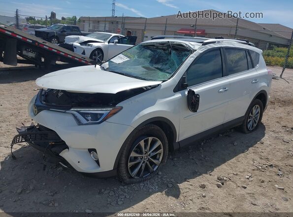2T3YFREV0GW276761 2016 TOYOTA RAV4 White წინა მარცხენა ხედი სამი მეოთხედიდან
