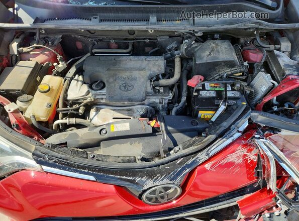 2T3YFREV1HW333096 2017 TOYOTA RAV4 Red Սալոնի հետևի տեսք