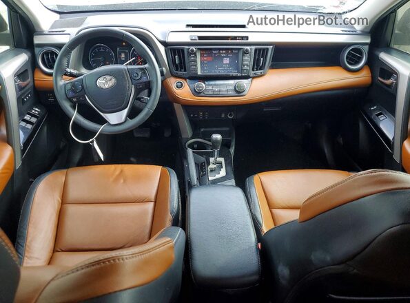 2T3YFREV1HW375011 2017 TOYOTA RAV4 Black Առջևի վահանակի տեսք