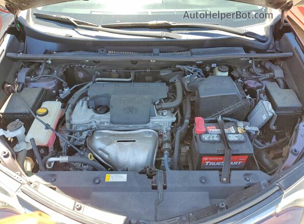 2T3YFREV3GW237078 2016 TOYOTA RAV4 Purple Engine compartment view