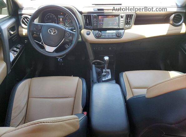 2T3YFREV3GW237078 2016 TOYOTA RAV4 Purple Dashboard view