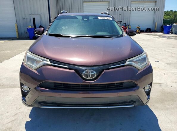 2T3YFREV3GW237078 2016 TOYOTA RAV4 Purple Front view