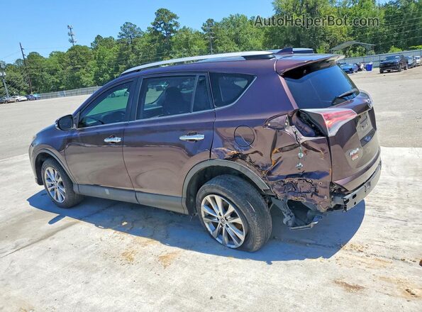 2T3YFREV3GW237078 2016 TOYOTA RAV4 Purple Rear left