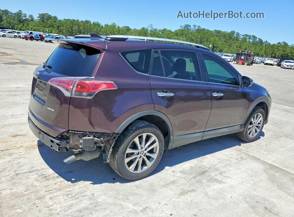 2T3YFREV3GW237078 2016 TOYOTA RAV4 Purple Rear right