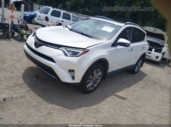 2T3YFREV3HW316638 2017 TOYOTA RAV4 White Vista tres cuartos delantera izquierda