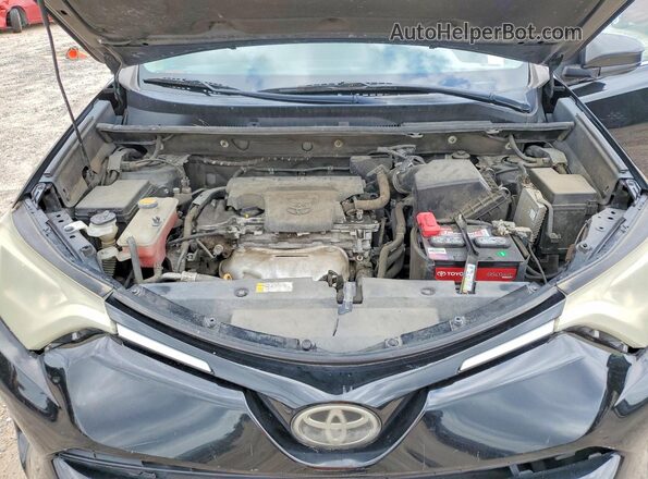 2T3ZFREV0HW338570 2017 TOYOTA RAV4 Black Engine compartment view
