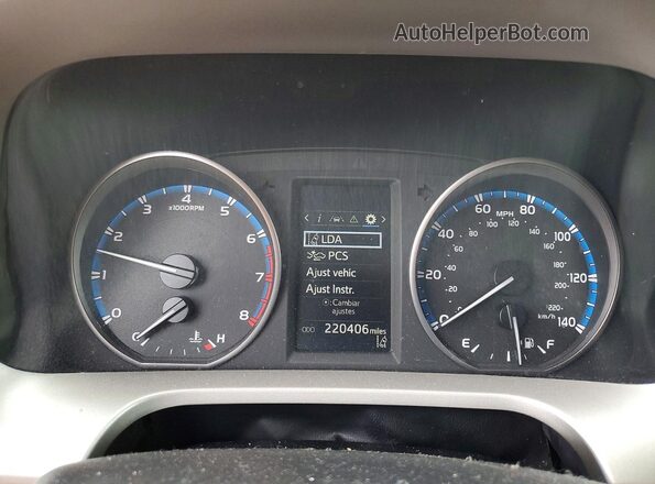 2T3ZFREV0HW338570 2017 TOYOTA RAV4 Black Instrument cluster view