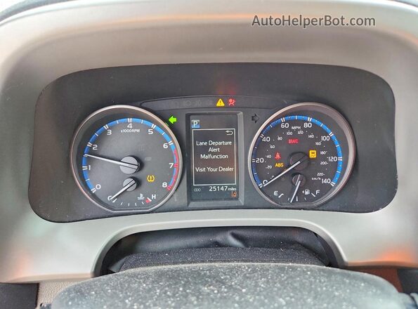 2T3ZFREV0HW351464 2017 TOYOTA RAV4 Gray Instrument cluster view
