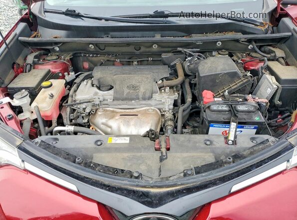 2T3ZFREV0JW470766 2018 TOYOTA RAV4 Burgundy Engine compartment view