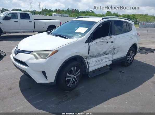 2T3ZFREV1GW295663 2016 TOYOTA RAV4 White Առջևի ձախ երեք քառորդ տեսարան