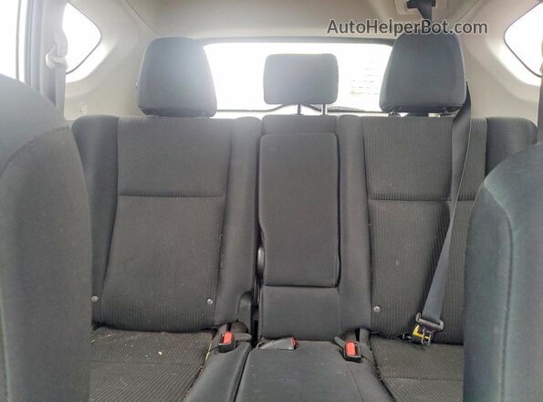 2T3ZFREV1HW317176 2017 TOYOTA RAV4 White Rear seats view