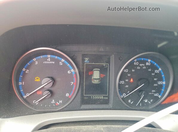 2T3ZFREV1HW317176 2017 TOYOTA RAV4 White Instrument cluster view