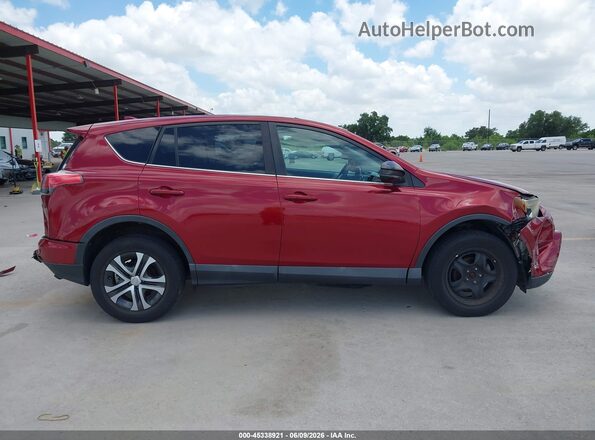 2T3ZFREV1JW454530 2018 TOYOTA RAV4 Red Vista interior trasera