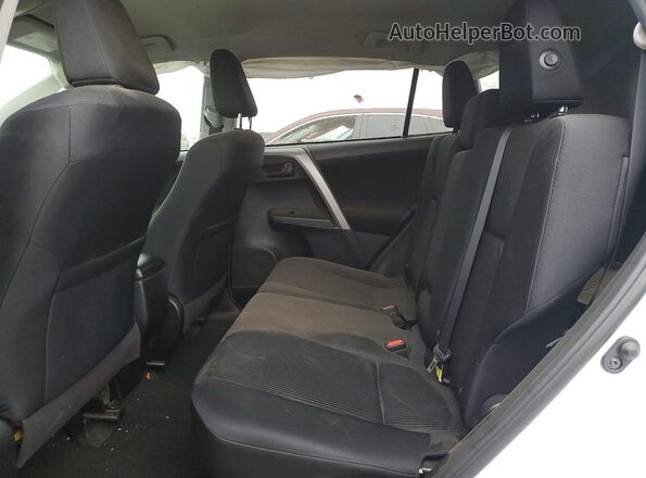 2T3ZFREV1JW517805 2018 TOYOTA RAV4 White უკანა სავარძლების ხედი