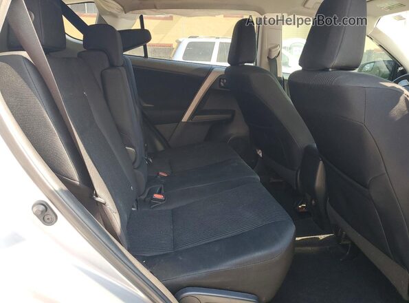 2T3ZFREV2GW237836 2016 TOYOTA RAV4 Silver Rear seats view