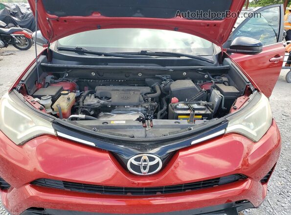 2T3ZFREV2GW238002 2016 TOYOTA RAV4 Red Շարժիչի բաժամունքի տեսք