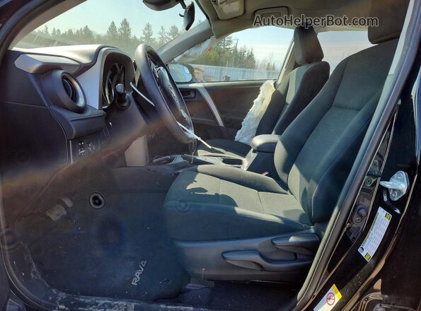 2T3ZFREV2HW397359 2017 TOYOTA RAV4 Black Вид салону спереду