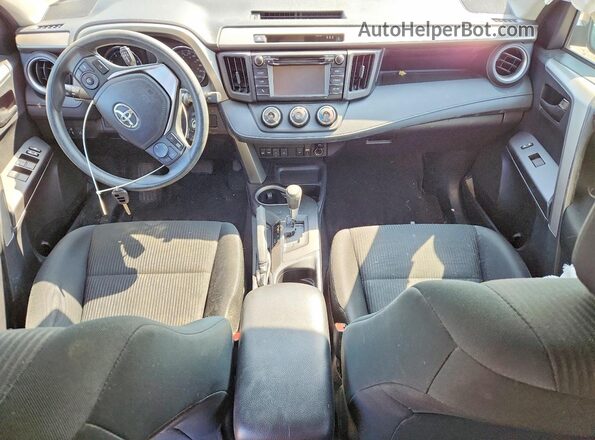 2T3ZFREV2HW397359 2017 TOYOTA RAV4 Black Вид панелі приладів