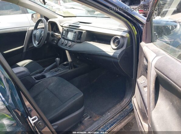 2T3ZFREV2JW493837 2018 TOYOTA RAV4 Dark Blue Front interior view