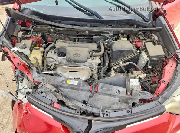 2T3ZFREV3GW249266 2016 TOYOTA RAV4 Red Вид підкапотного простору
