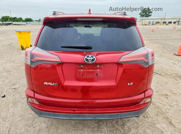 2T3ZFREV3GW249266 2016 TOYOTA RAV4 Red Вид ззаду