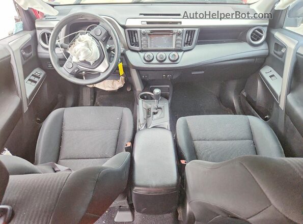 2T3ZFREV3GW249266 2016 TOYOTA RAV4 Red Вид панелі приладів