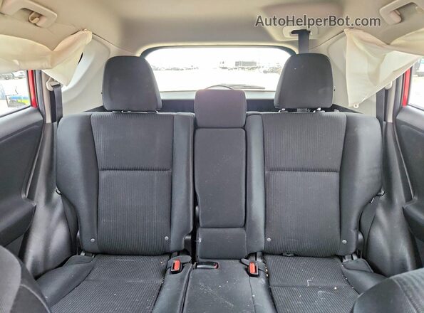 2T3ZFREV3GW249266 2016 TOYOTA RAV4 Red Вид задніх сидінь