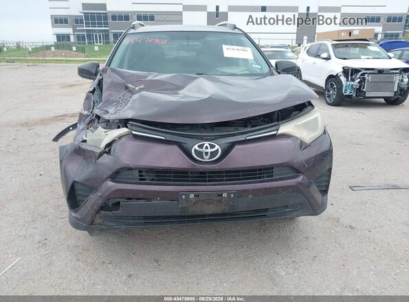 2T3ZFREV3GW267914 2016 TOYOTA RAV4 Burgundy Vista del cuadro de instrumentos