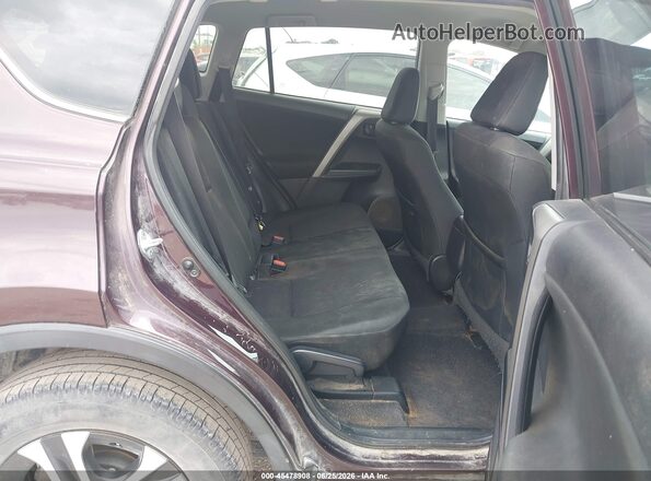 2T3ZFREV3GW267914 2016 TOYOTA RAV4 Burgundy Vista de la etiqueta del VIN