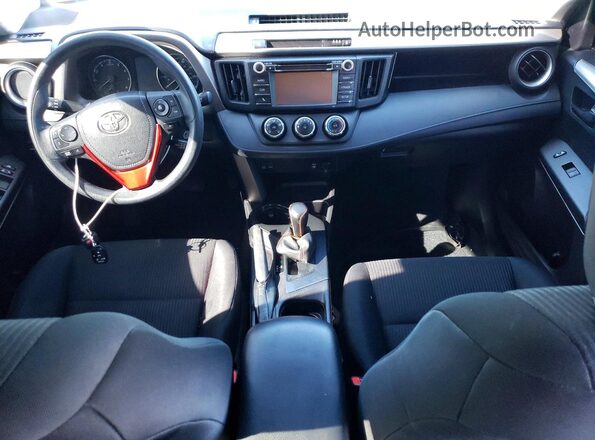 2T3ZFREV3HW364130 2017 TOYOTA RAV4 Blue Առջևի վահանակի տեսք